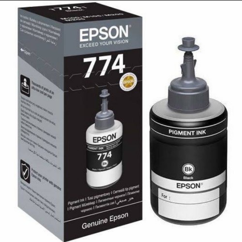 Epson 774 HITAM Pigment T7741 PREMIUM)COMPATIBLE) Ink Printer M100 M105 M200 M205 L655