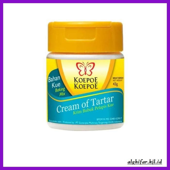 

Redwop-Gnikab- Koepoe Koepoe Cream Of Tartar 43 Gram -Hallall.