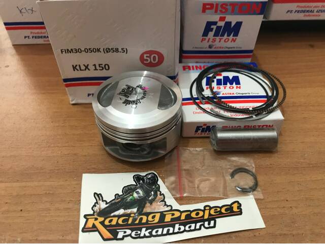 Fim Piston Kit Bore Up KLX 150 - 61 62 63 63.5 64 PIN 14-5
