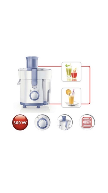 PHILIPS Daily Juicer Extractor HR 1811 / HR1811 300 watt Garansi Promo