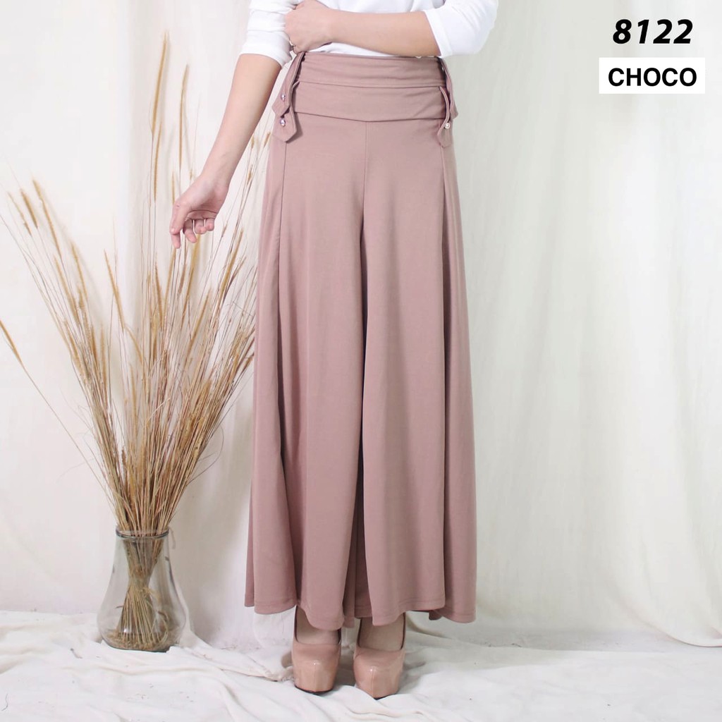 CELANA KULOT PANJANG WANITA 8122 BAGGY PANTS LUVALINE SUPER MURAH KUALITAS BAGUS