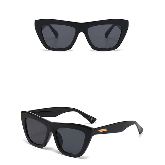 Kacamata Hitam Poligonal Pelindung UV Gaya Eropa Dan Amerika Untuk Wanita