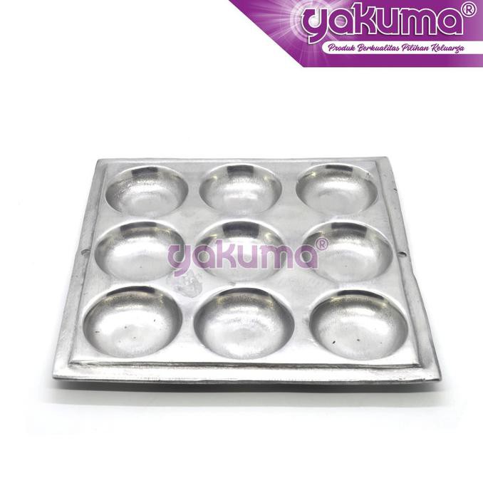 CETAKAN KUE LUMPUR / APEM KOTAK 9 LUBANG - TANPA TUTUP