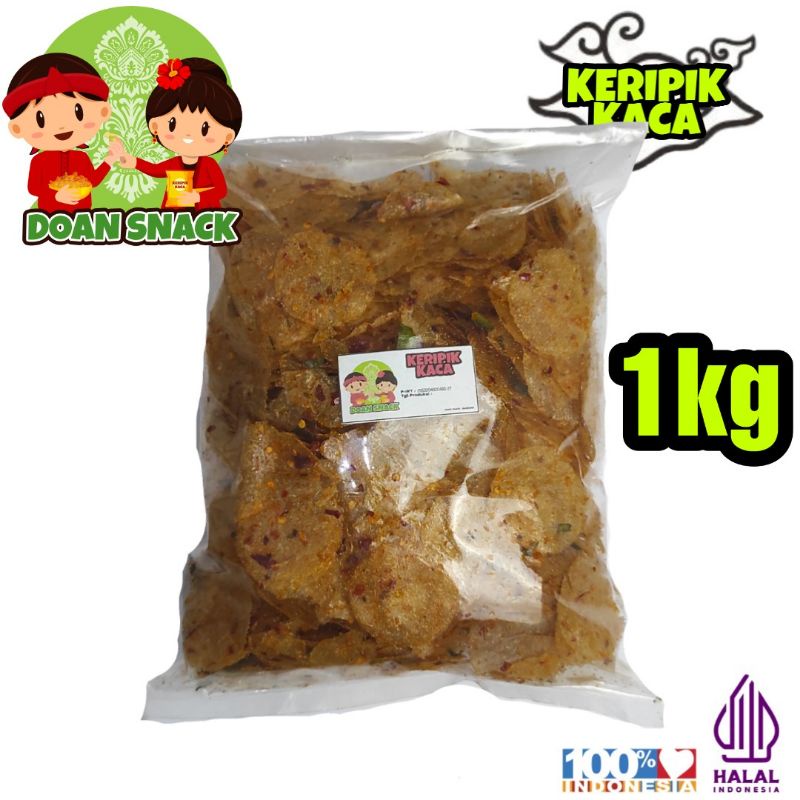 

KRIPCA 1KG VIRAL / KERIPIK KACA / KERIPIK BELING JERUK