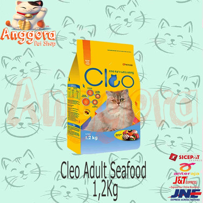 Makanan Kucing murah premium CLEO freshpack 1,2kg All Varian