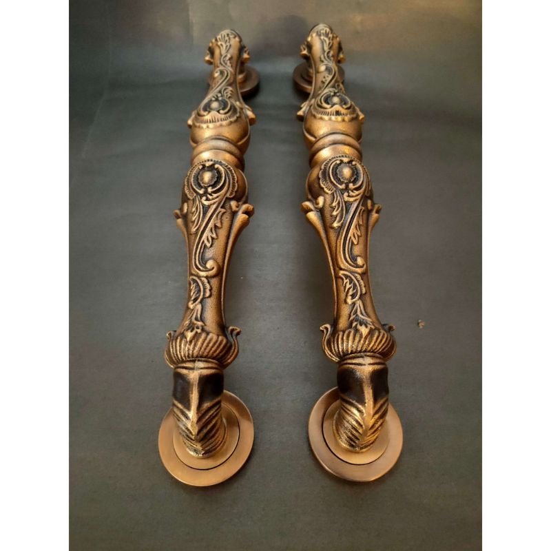 handle pintu / gagang pintu / gagang pintu rumah kuningan panjang 35cm  LIMITED EDITION