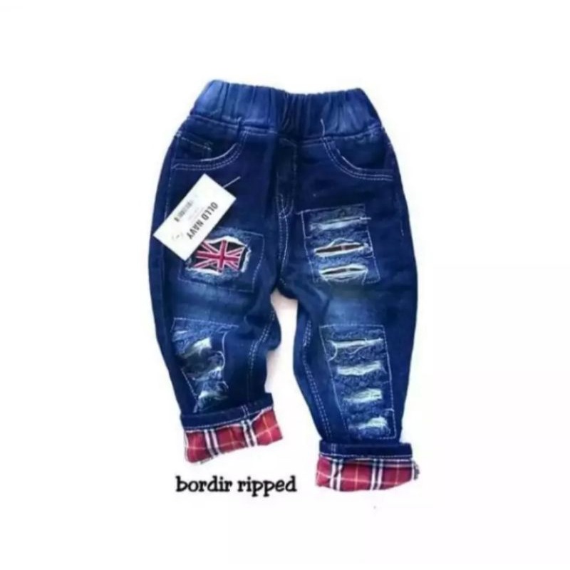 JEANS RIPPET STIK BALIK/BAWAHAN JEANS ANAK LAKI-LAKI