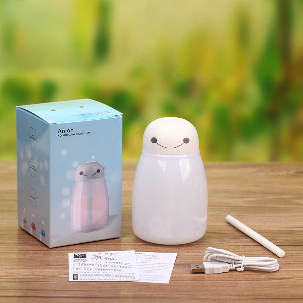 TD-DGD Taffware Baymax Mini Humidifier Aromatherapy RGB USB 400ml - HUMI H803