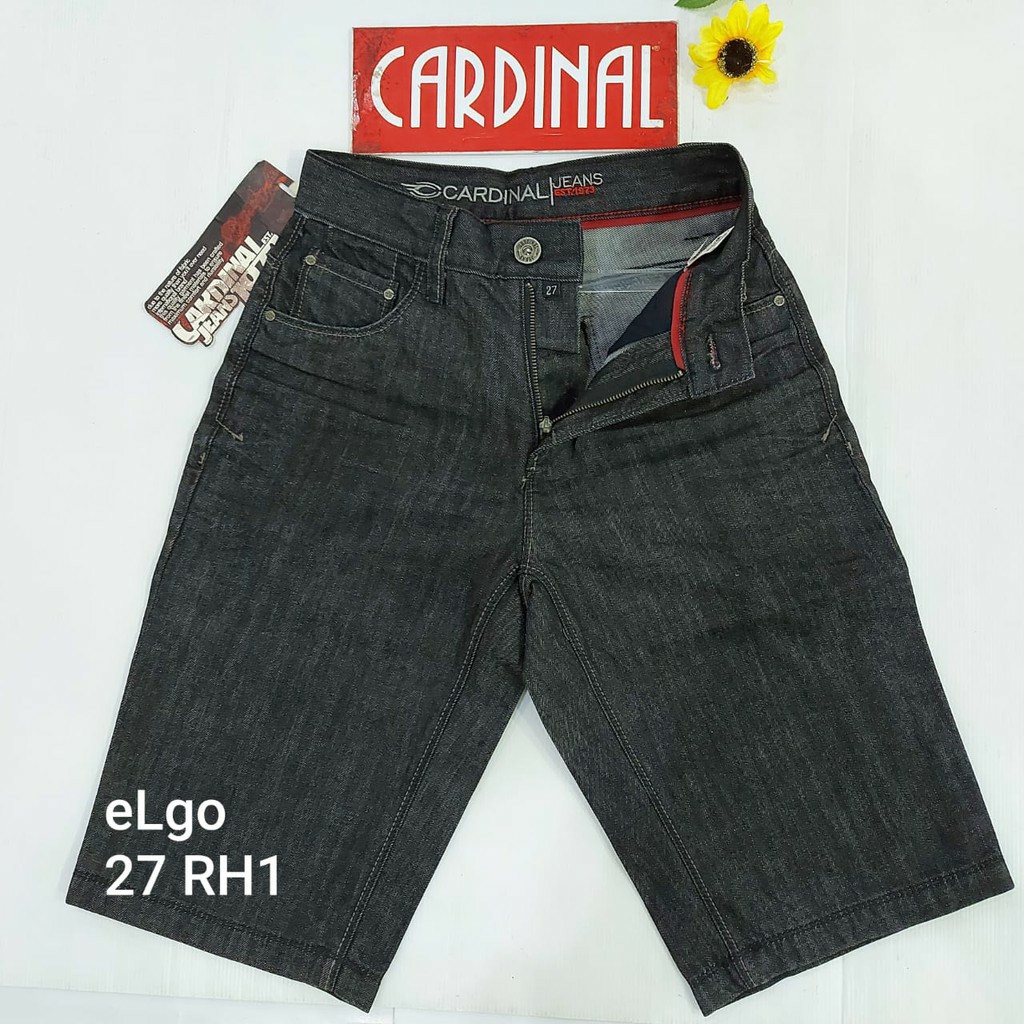 BB 27-RH CARDINAL JEANS CASUAL Celana ( REGULER FIT ) Pria Celana Pendek Original