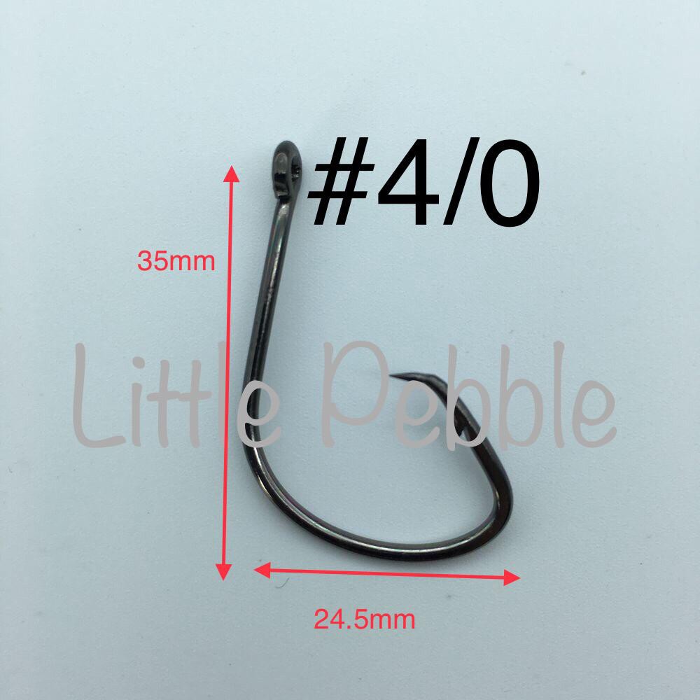 10pcs Fishing Circle Hook Mata Kail Pancing Ikan