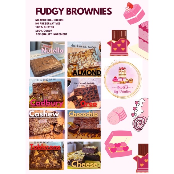 

Fudgy Brownies Oreo | Premium Coklat