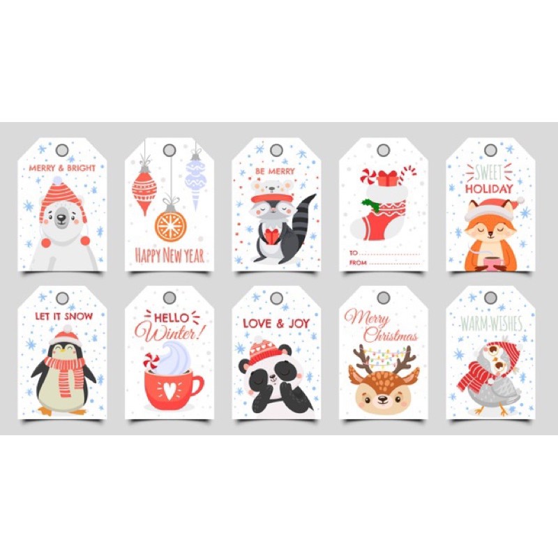 

CHRISTMAS TAG (isi 50 pcs)