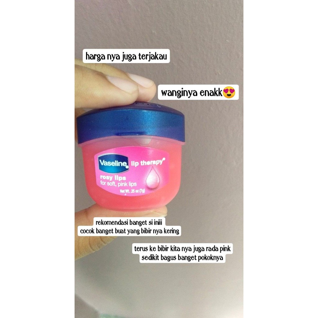 VASELINE LIP THERAPHY ROSY LIPS  PELEMBAB BIBIR