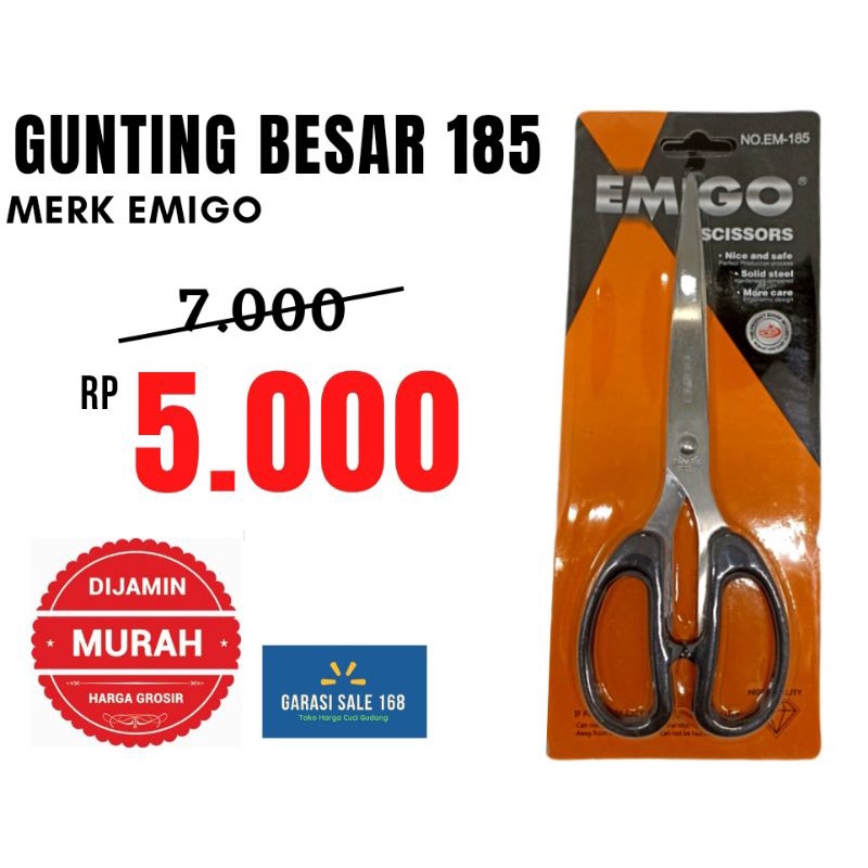 

GUNTING EMIGO BESAR 185 (8 inch/20 cm)