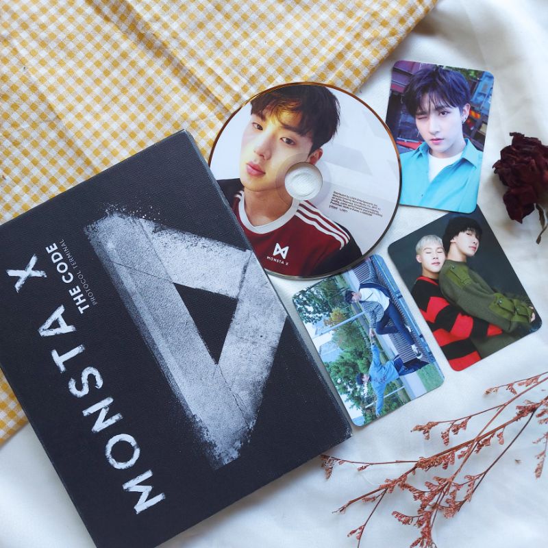 Monsta X - The Code Unsealed Album Fullset (Im Changkyun Photocard, Hyungwon Page)