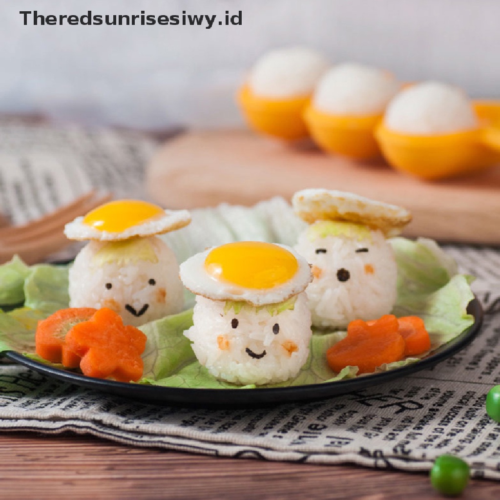 # Alat Rumah Tangga # 2pcs / Set Cetakan Nasi / Sushi DIY Bentuk Bayi