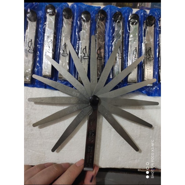 FULLER GAUGE 13 BLADES /PENGUKUR KLEP 13 UKURAN ( 0,5MM - 1MM)