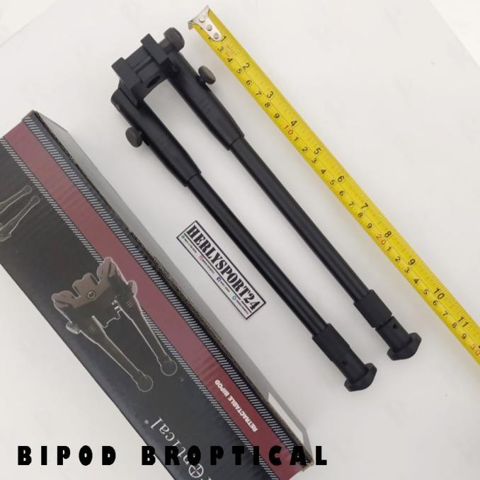 BIPOD SENAPAN ANGIN / BIPOD REL / BIPOD PANJANG 38CM / BIPOT BROPTIC - BIPOD Ready