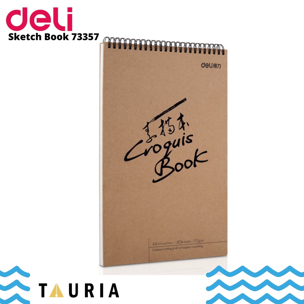 

BUKU GAMBAR / SKETCH BOOK A4 DELI 73357