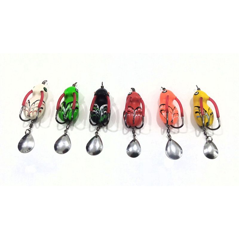 Pikachu umpan soft frog casting gabus 4 cm