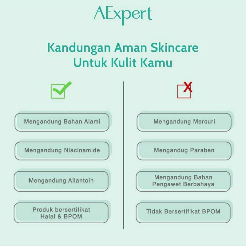 Skincare Aexpert Free Gift Cantik by Ashanty Hermansyah  ORIGINAL 100% Aekspert skincare