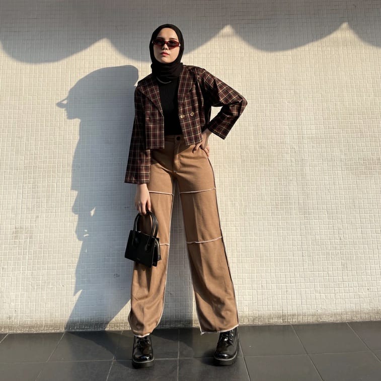 BEFAST - ZEC OOTD Wanita Kulot YUAN / Lezy Kulot / Celana Kulot wanita / Celana Kulot Viral 2021 / Celana Kulot Polos Kekinian Remaja / Celana OOTD Wanita Hangout