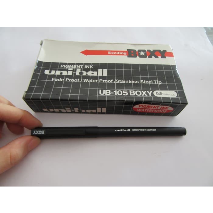 

Kekinian UNI BALL BOXY UB-105 / PULPEN BOXY UNIBALL 105 "p>