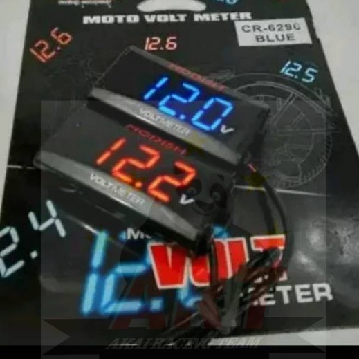 Volt Meter Rizoma Amper Aki Cocok Motor Dan Mobil Universal