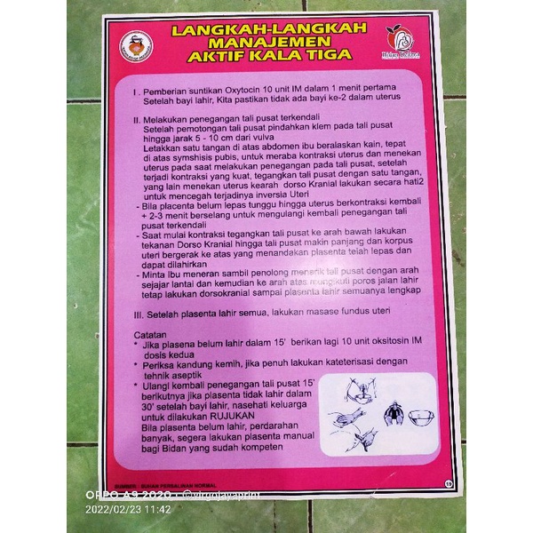 

(19) POSTER LANGKAH MANAJEMEN AKTIF KALA TIGA