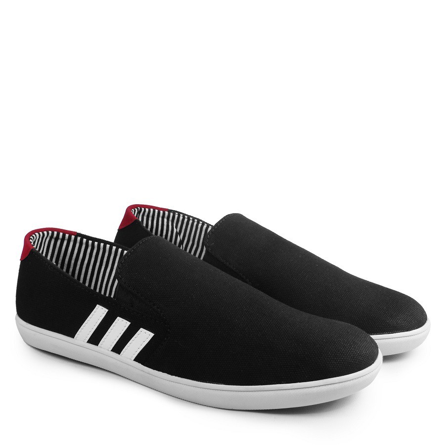 sepatu casual pria Sepatu Adidas Devv Slip On Pria Murah Sepatu Kasual Santai Tanpa Tali