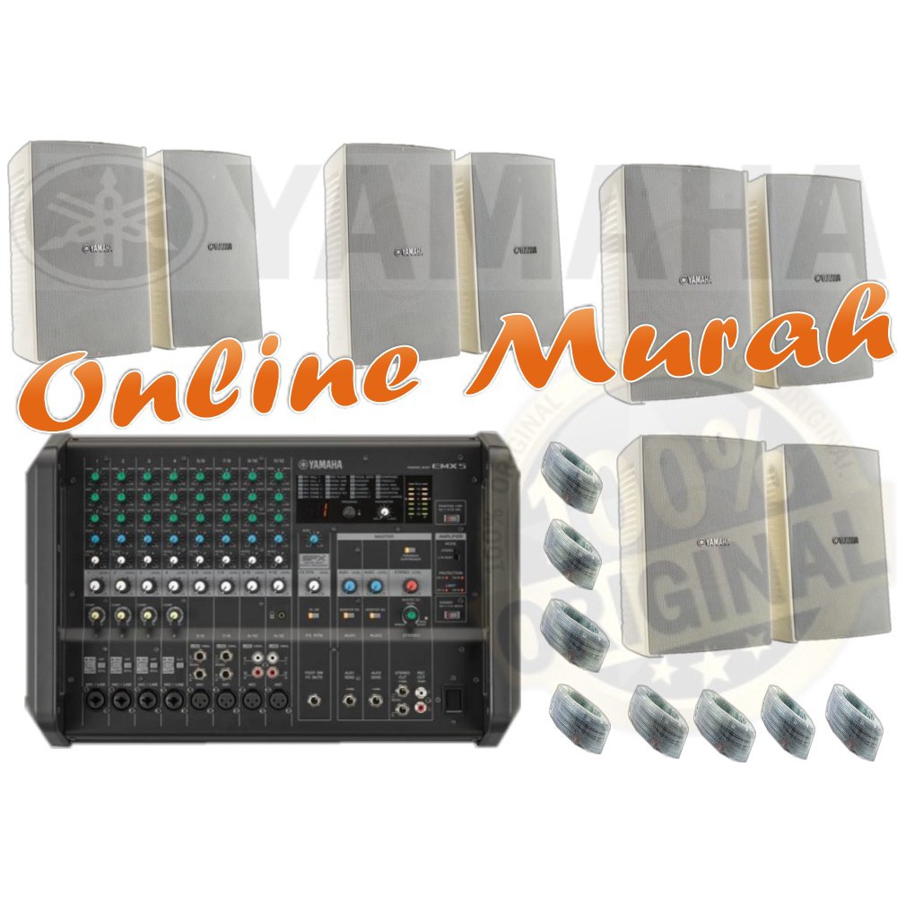 paket sound system yamaha vs6 4psg power mixer yamaha emx5 ORYGINAL