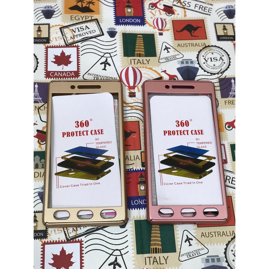 CASE 360 IPAKY+TEMPERGLASS OPPO NEO 7 OPPO A33