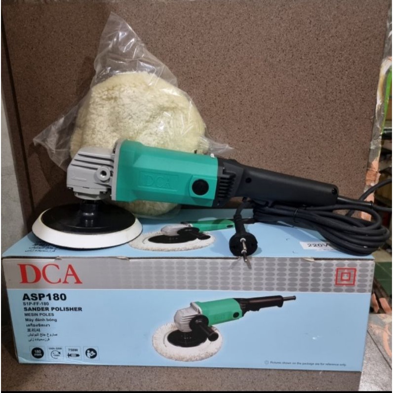 DCA ASP180 mesin poles polisher ASP 180 7inch SIP FF 180