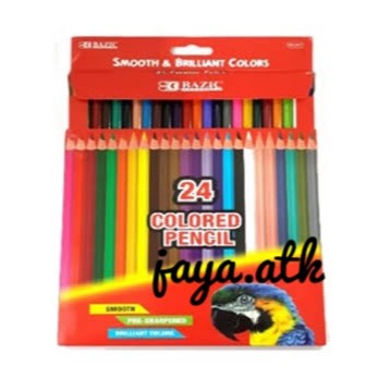 MURAH PENSIL WARNA 24 WARNA PANJANG COLOUR PENCIL 24 WARNA PENSIL WARNA 24 GROSIR BAGUS