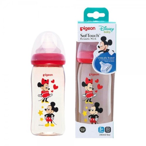 BOTOL PPSU 240ML MICKEY DISNEY W/P P-PLUS NIPPLE 26632