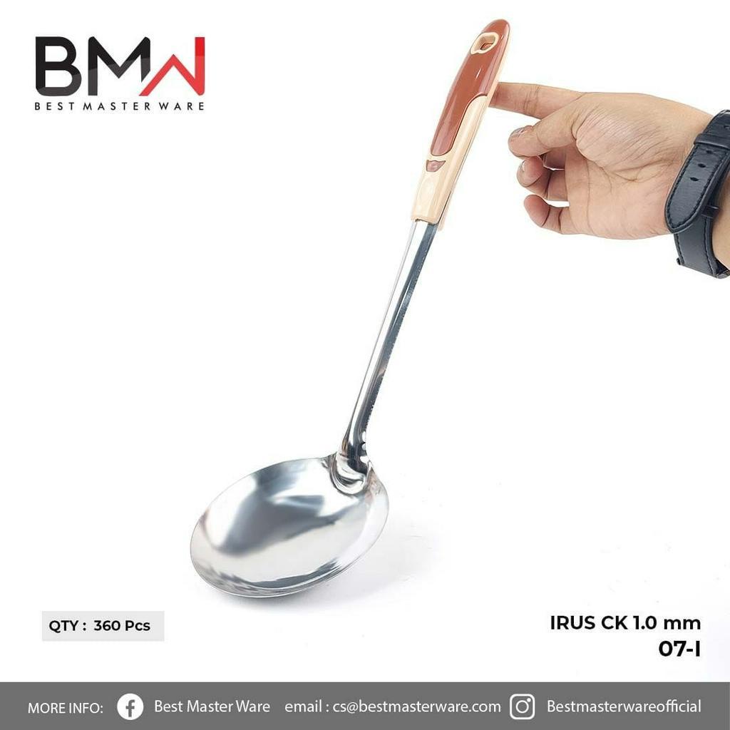 Centong Irus Stainless Steel Irus Motif Sendok Kuah Sayur Sop Bakso