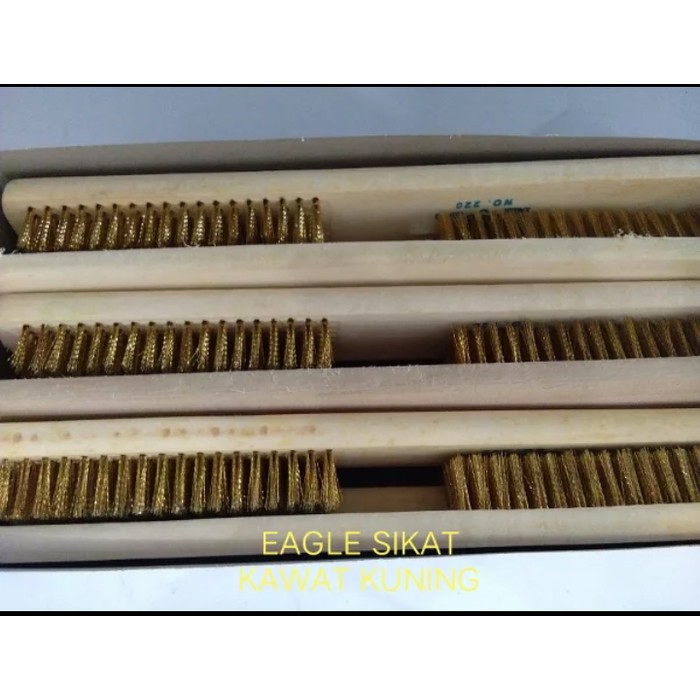 Sikat kawat kuningan Eagle 8 baris