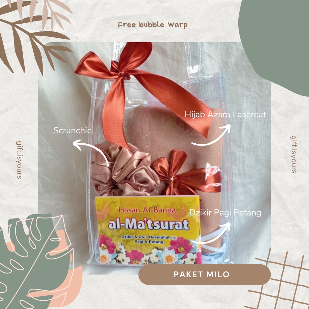 HAMPERS/ GIFT/ PAKET HADIAH MINI CEWE/ WANITA HIJAB, TASBIH UNTUK ULANG TAHUN, WEDDING, SEMPRO, SEMHAS, GRADUATION