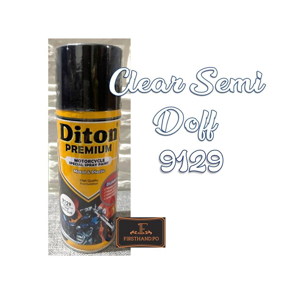 Cat Pilox Diton Premium 9129 Clear Semi Doff 400cc vernis pernis semi dop matte matt Pylox Sepeda