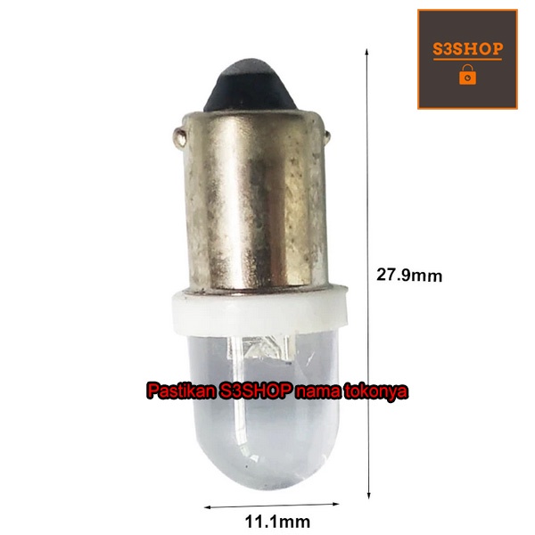 Lampu Bayonet LED BA9S Bulb Chip 12v Motor Mobil