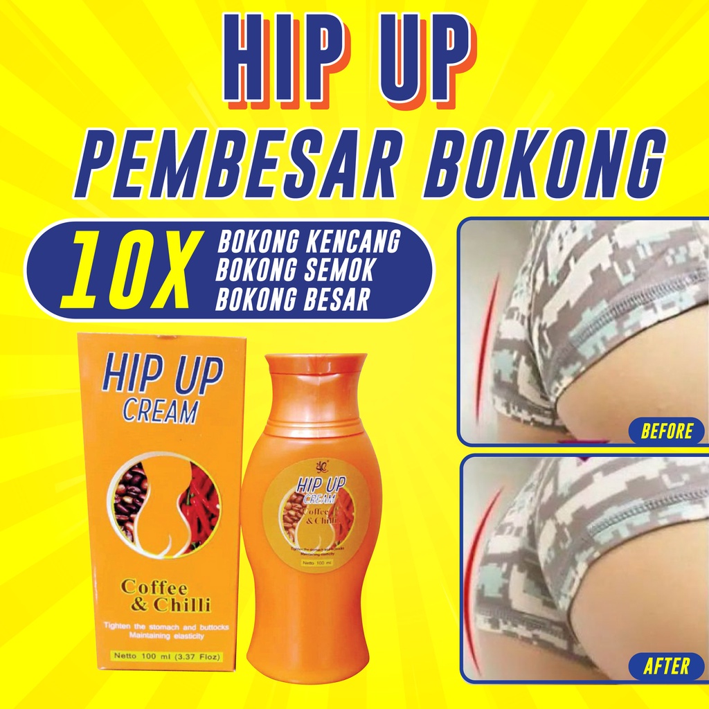 Pembesar Bokong Wanita Permanen HIP UP CREAM Pembesar Pantat / Bokong Ampuh Original BPOM By SYB