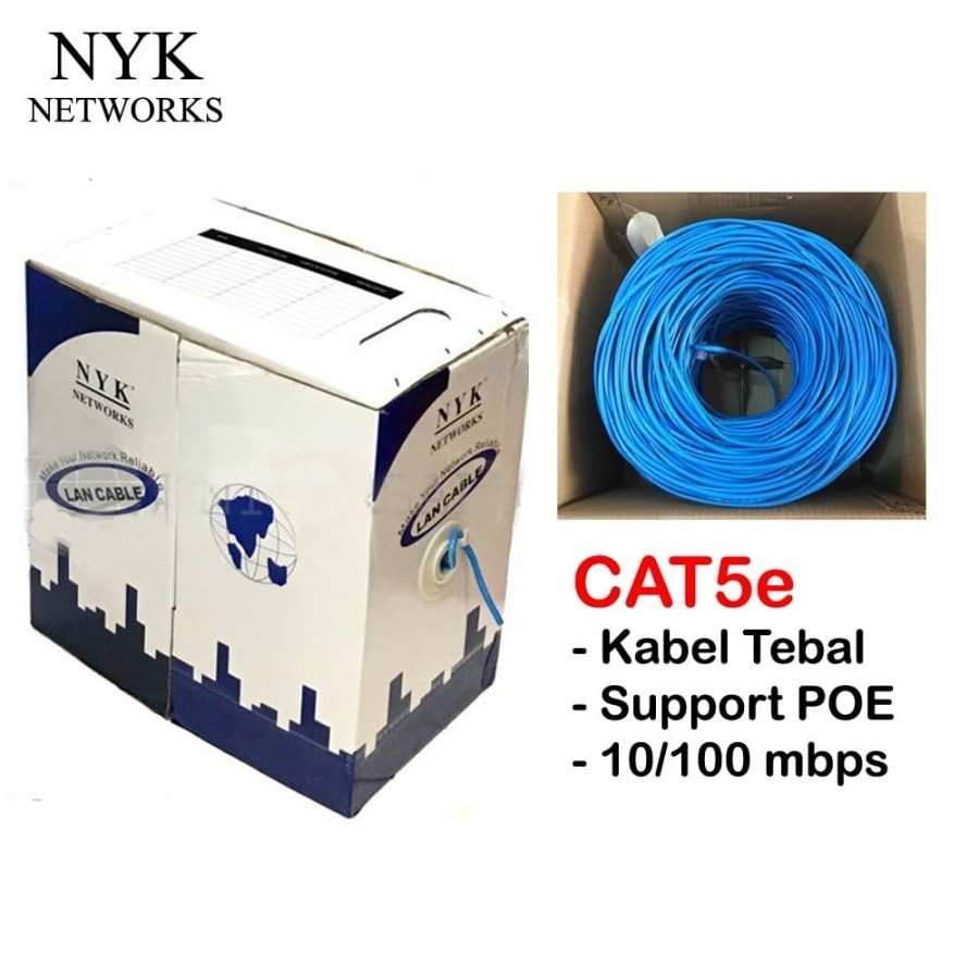 Kabel LAN UTP Cat 5e NYK 305 Meter  305M