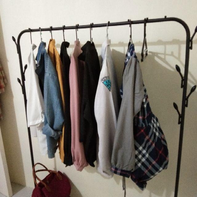 Rak Gantungan Baju Multifngsi/stand Hanger/topi Baju Tas Jaket