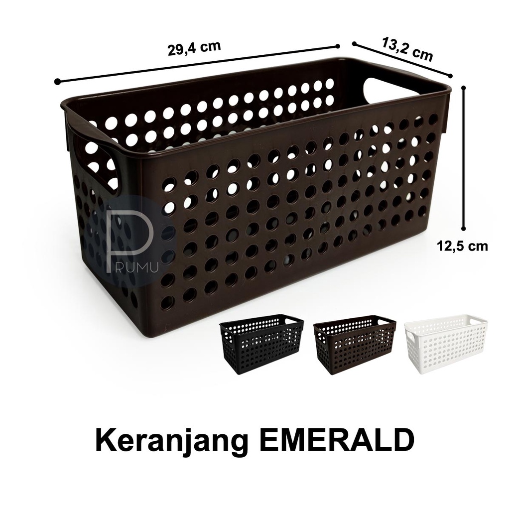 Grosir Keranjang Plastik Serbaguna,Tempat Penyimpanan, Keranjang Penyimpanan,Keranjang Kecil Emerald