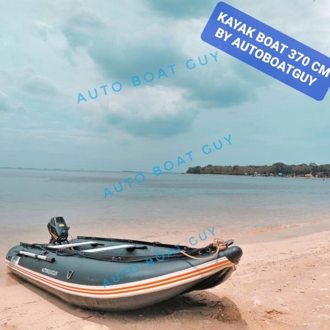 Perahu Karet PVC KAYAK BOAT KABOAT mancing (MODEL SATURN) Tebal Rigid
