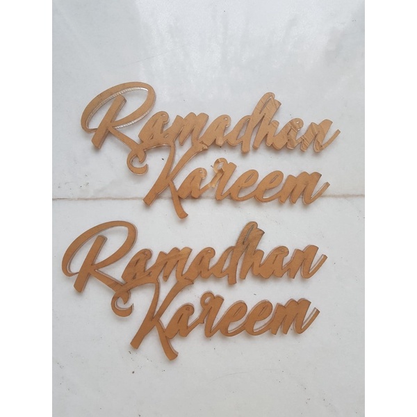 

Puding Art acrylic ramadhan kareem tebal 5mm