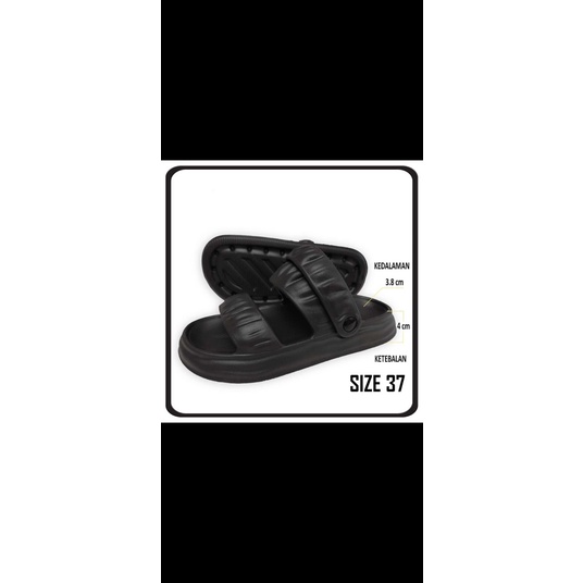 Hema-Sandal Wanita Slop Ban Dua 36-40