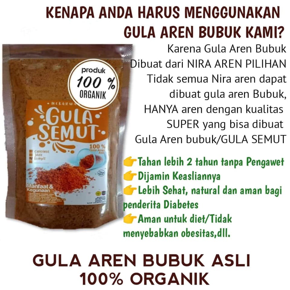 Free Ongkir 5 Pcs Gula Semut Aren Asli Tanpa Gula Pasir Herbal Dan Sehat Untuk Kopi Kue Dll Indonesia