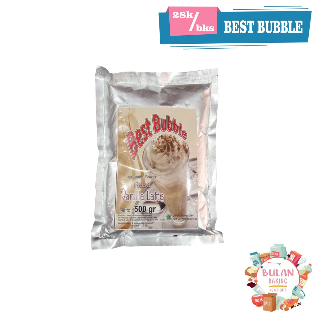 

Bubuk Minuman Best Bubble Vanilla Latte (500g)