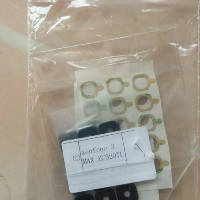 Kaca Kamera Zenfone 3 Max ZC520 TL Lensa Kamera Belakang